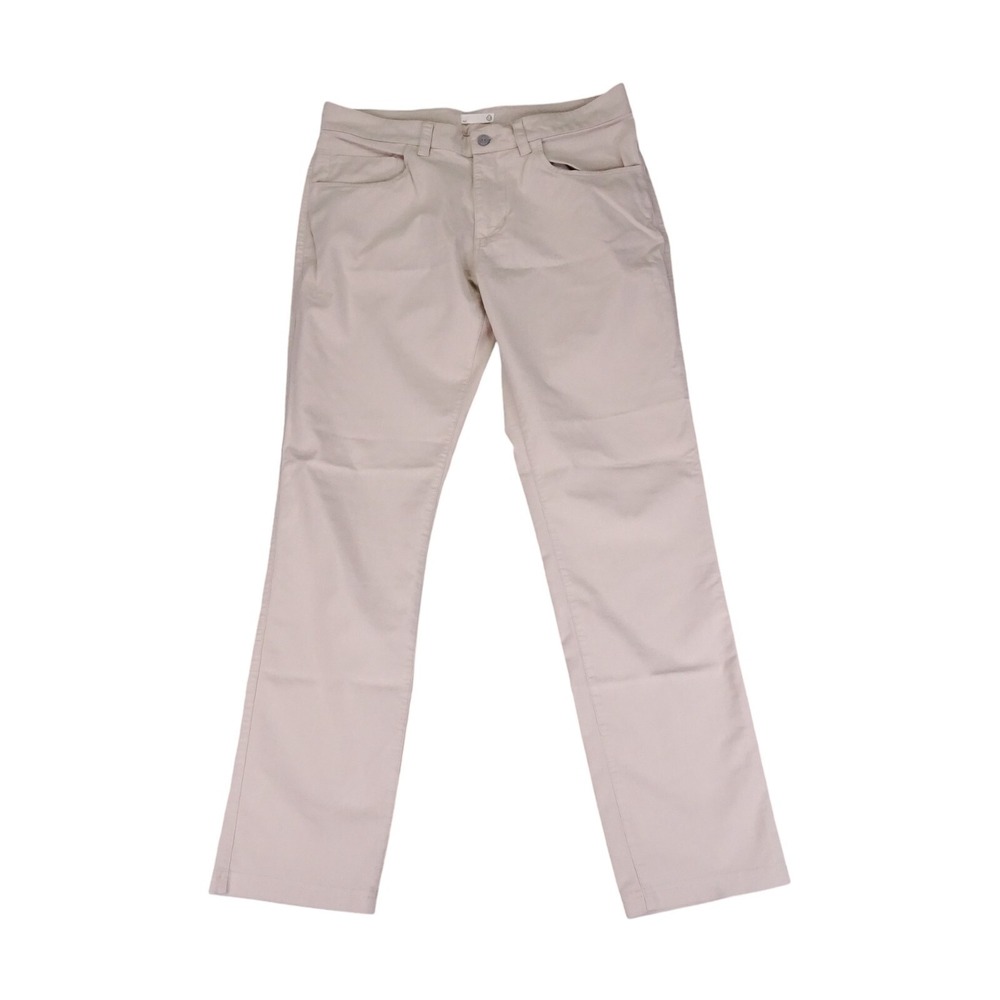 Tasc Performance Chino Pants Mens 32x30 Khaki Tailored‎ Bamboo Stretch Trousers